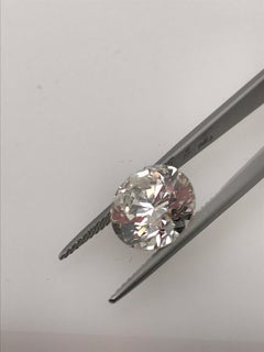 Round GIA Diamond 4.28 Carat Triple Excellent , I/ SI 2
