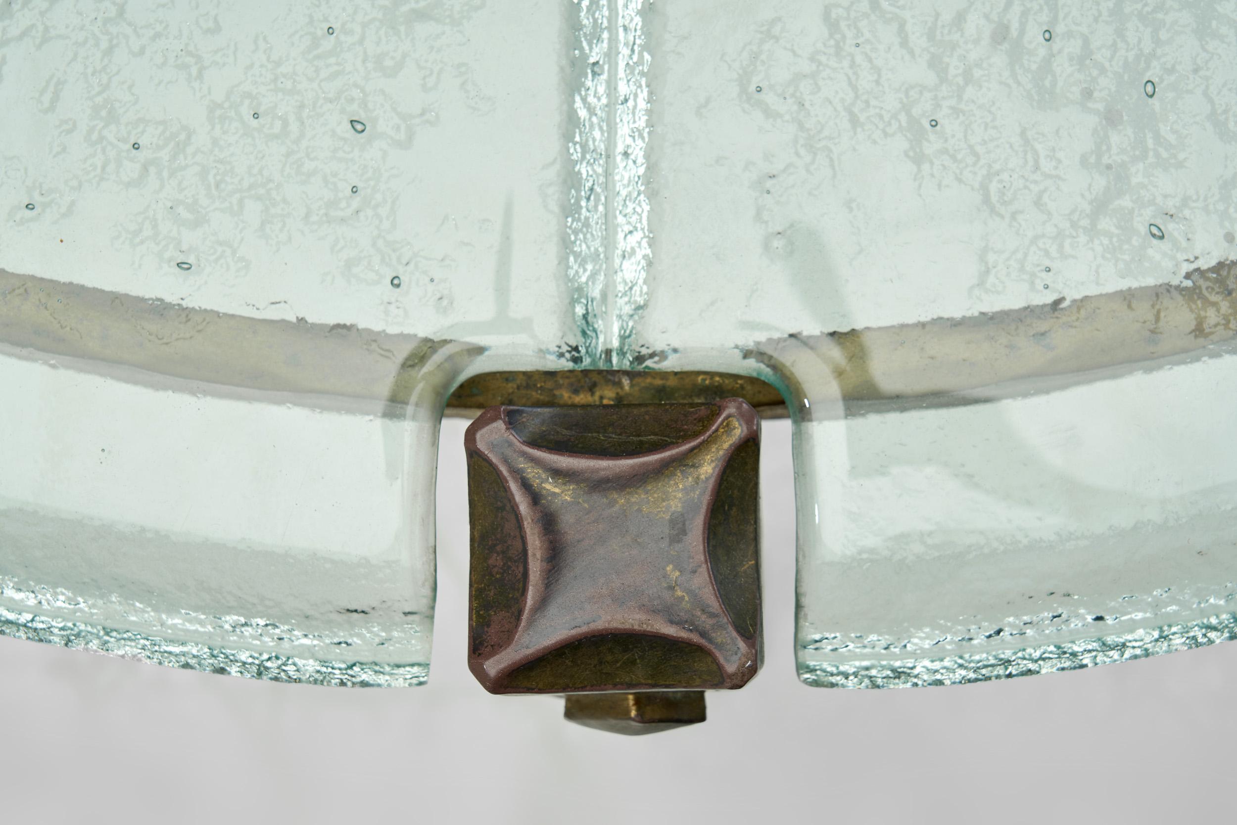 Round Glass Coffee Table by Lothar Klute, Germany 1980s For Sale 6