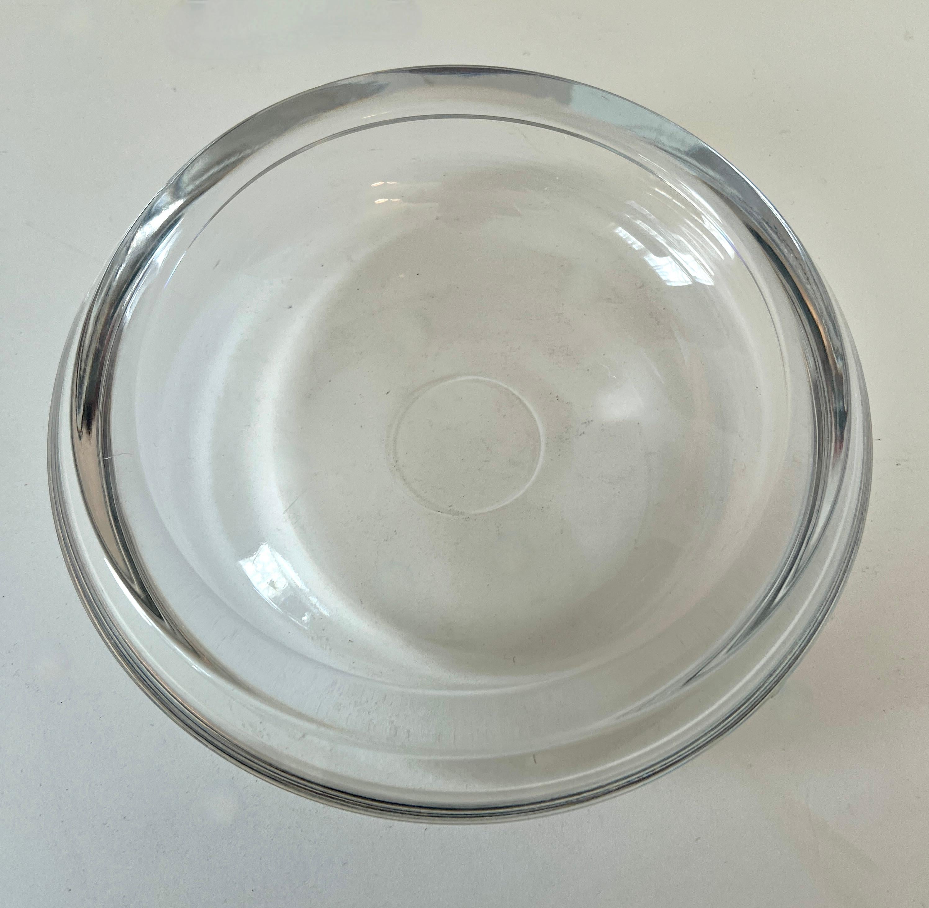 Round Glass Dish Bowl or Cigar 420 Ashtray For Sale 1