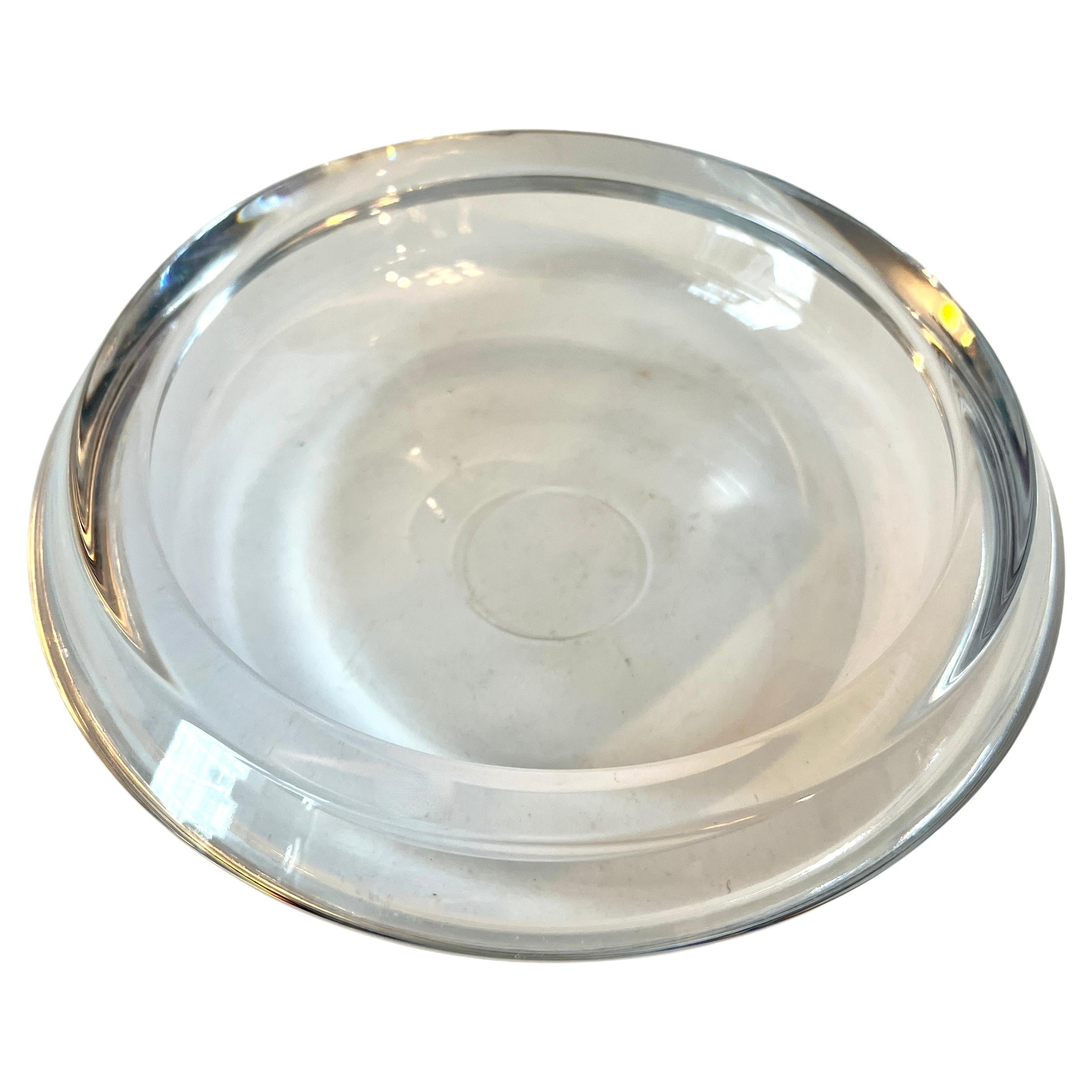 Round Glass Dish Bowl or Cigar 420 Ashtray For Sale