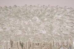 1 de 3 Empotrable redondo de cristal de Limburg, Alemania, años 70