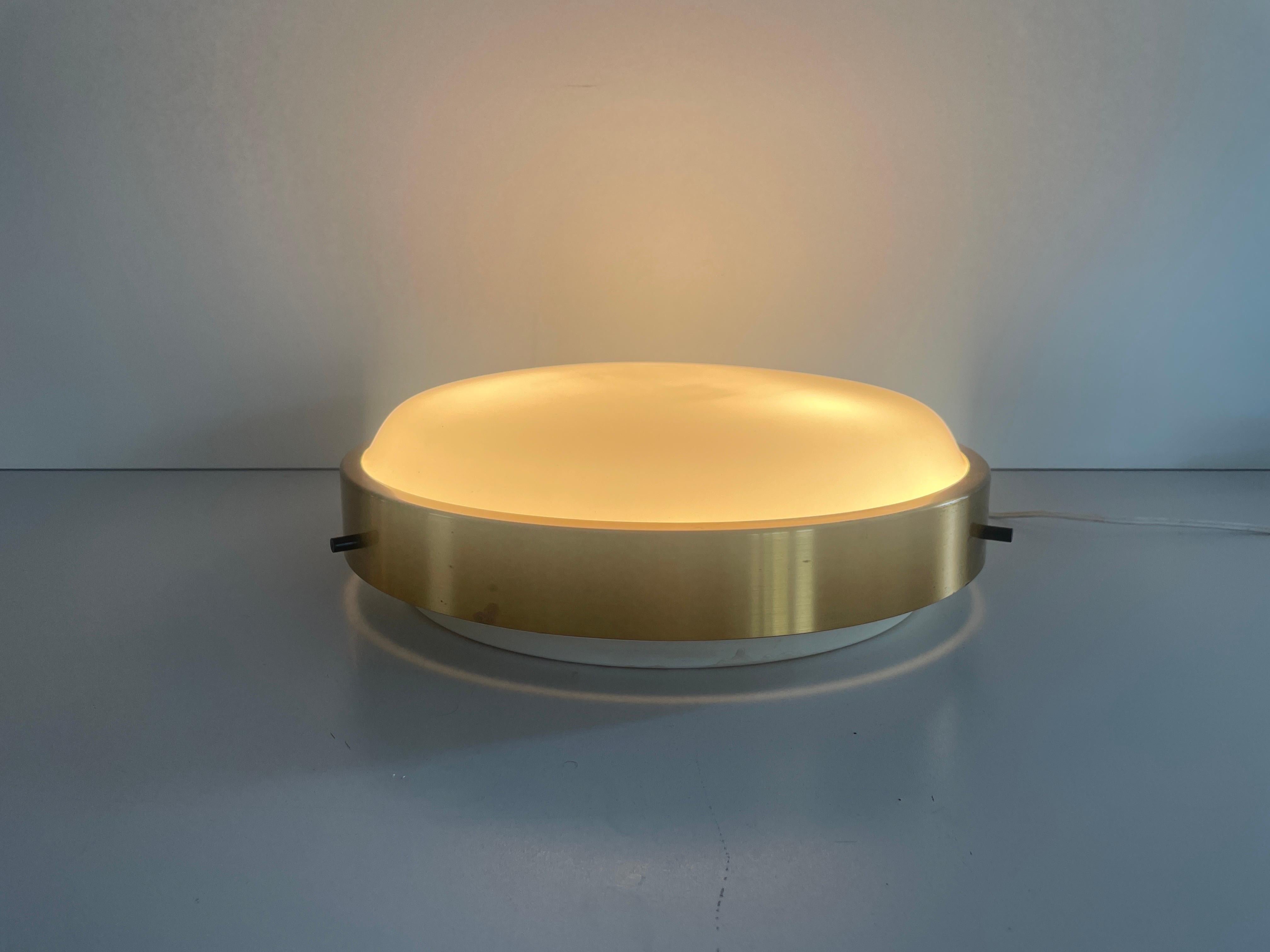 Empotrable de cristal redondo de Lumi, años 60, Italia en venta 5