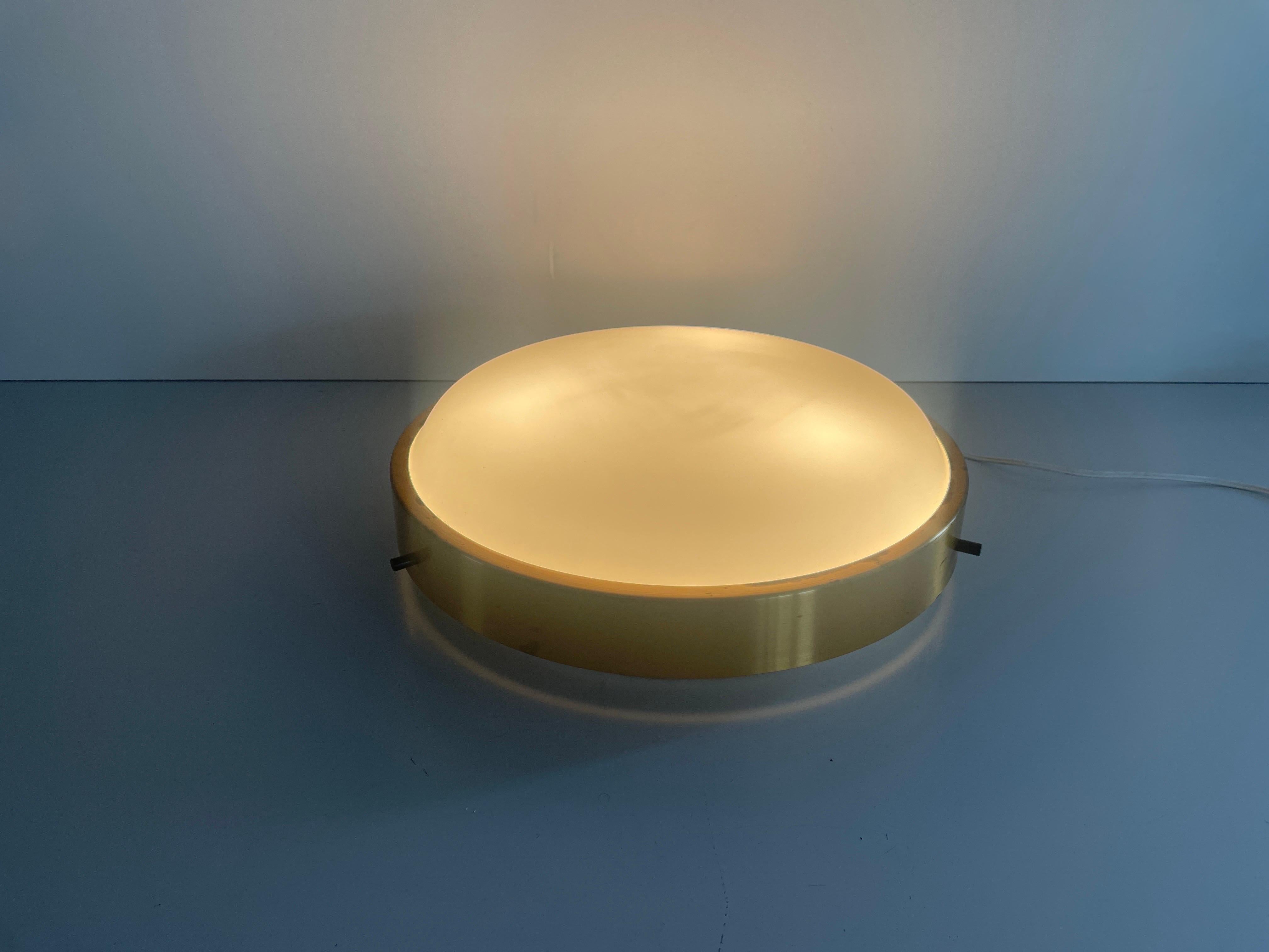 Empotrable de cristal redondo de Lumi, años 60, Italia en venta 6