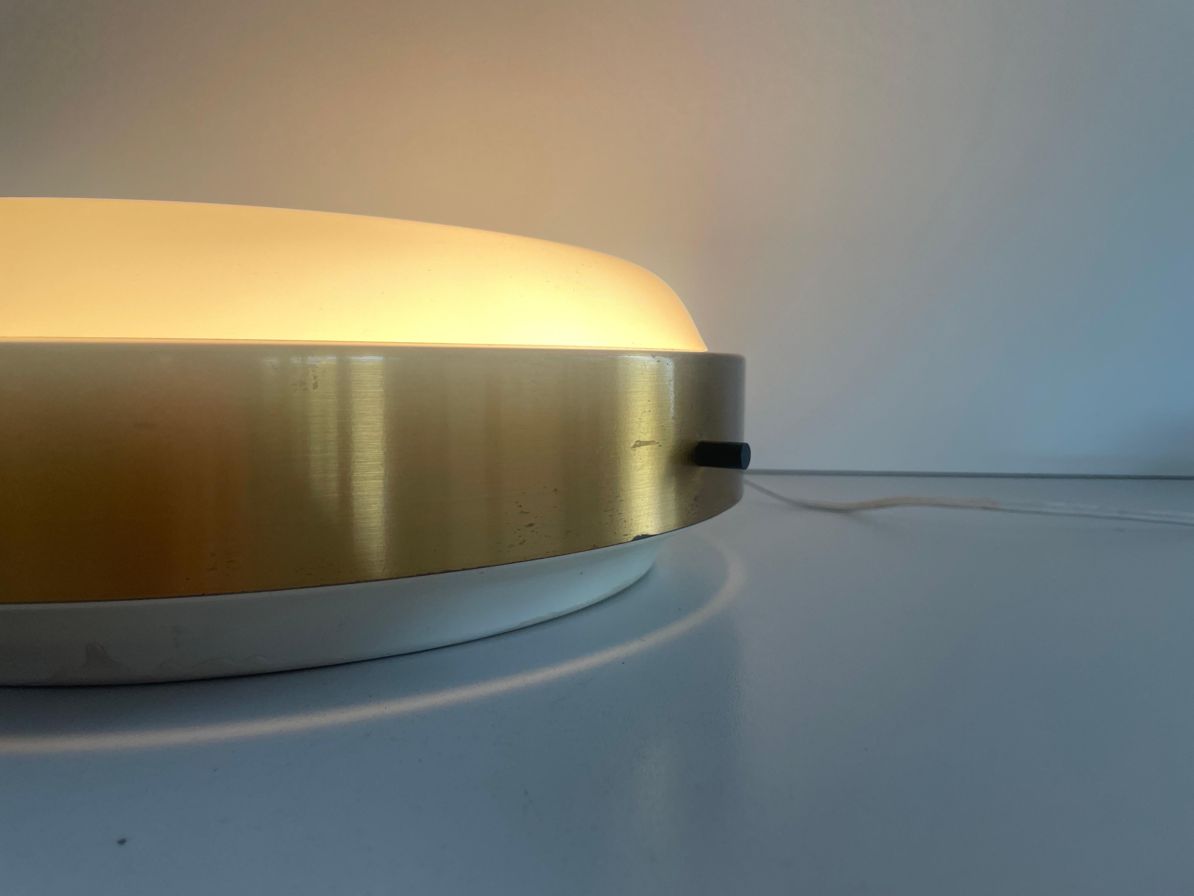 Empotrable de cristal redondo de Lumi, años 60, Italia en venta 8