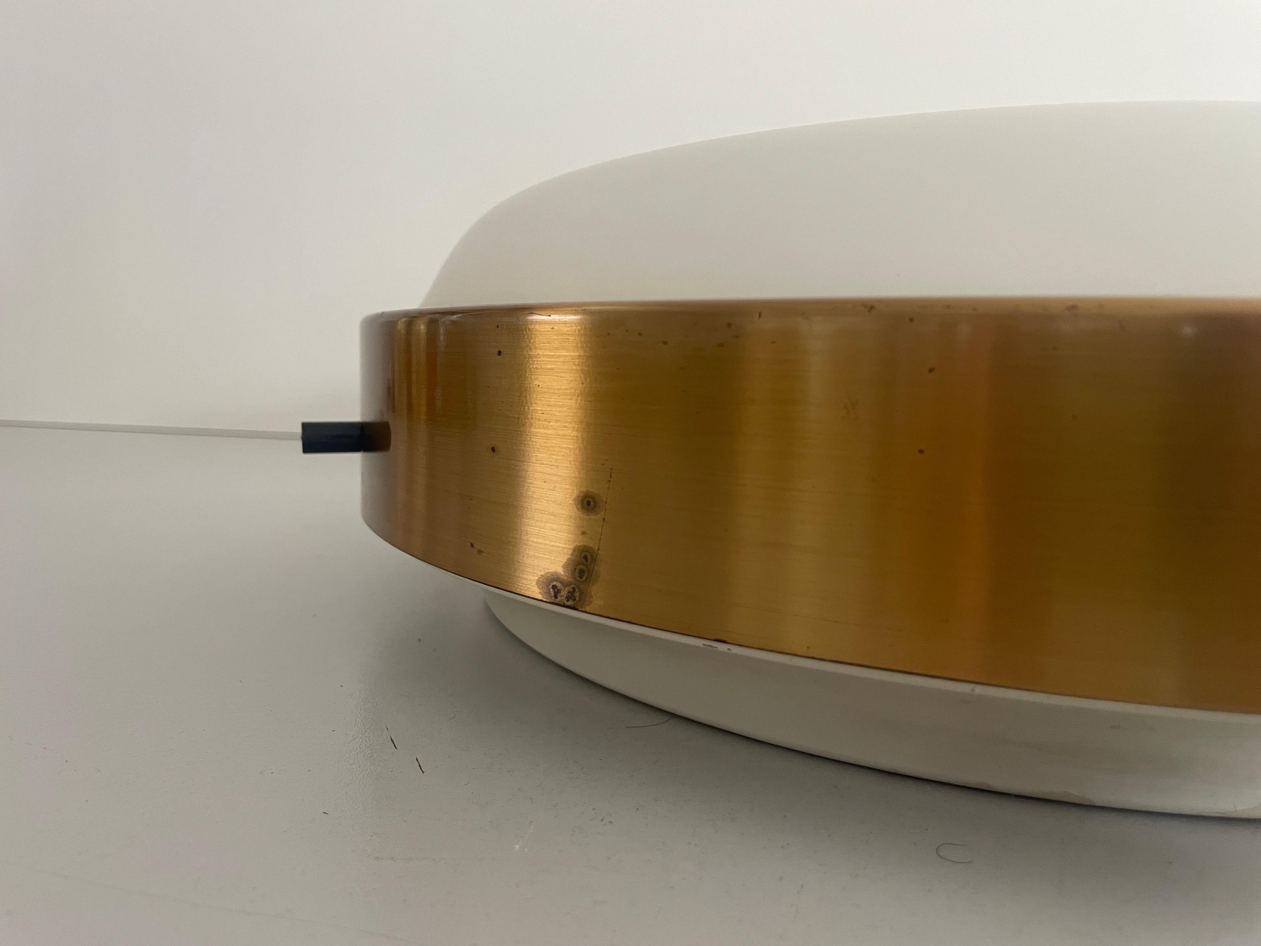 Empotrable de cristal redondo de Lumi, años 60, Italia en venta 2