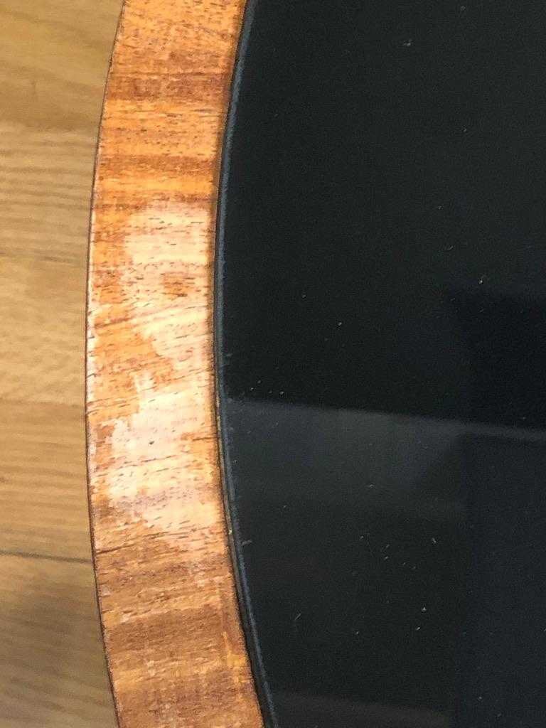 20th Century Round Glass Top Art Deco Side Table