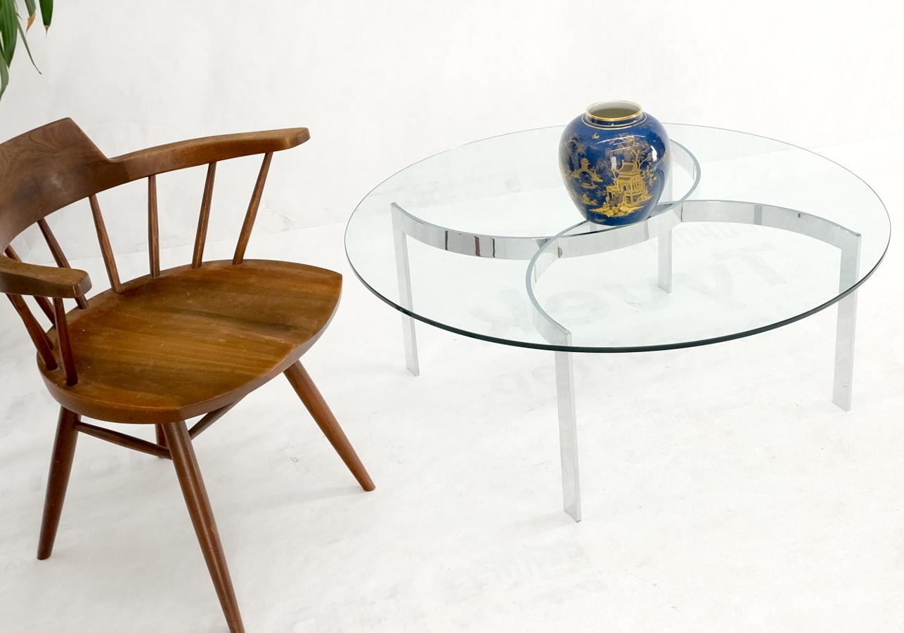 half circle glass table top