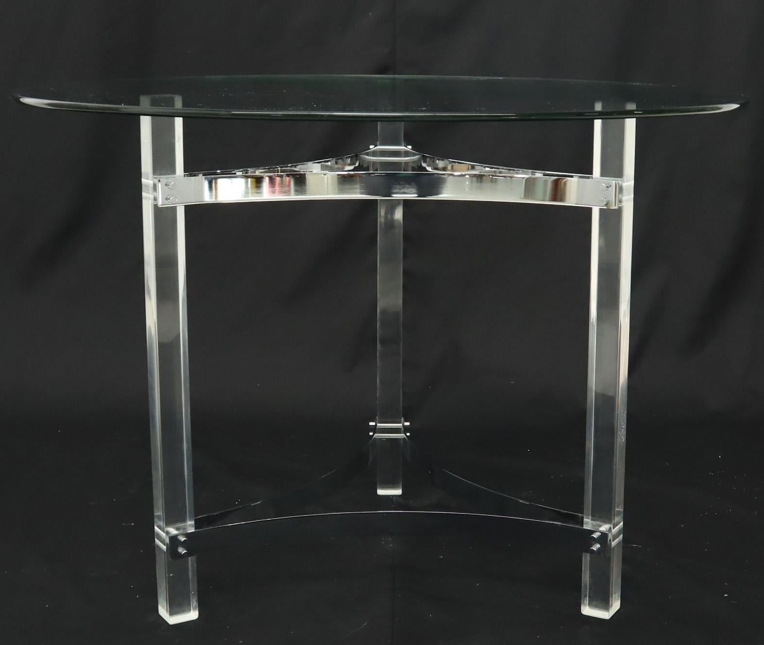 lucite bistro table