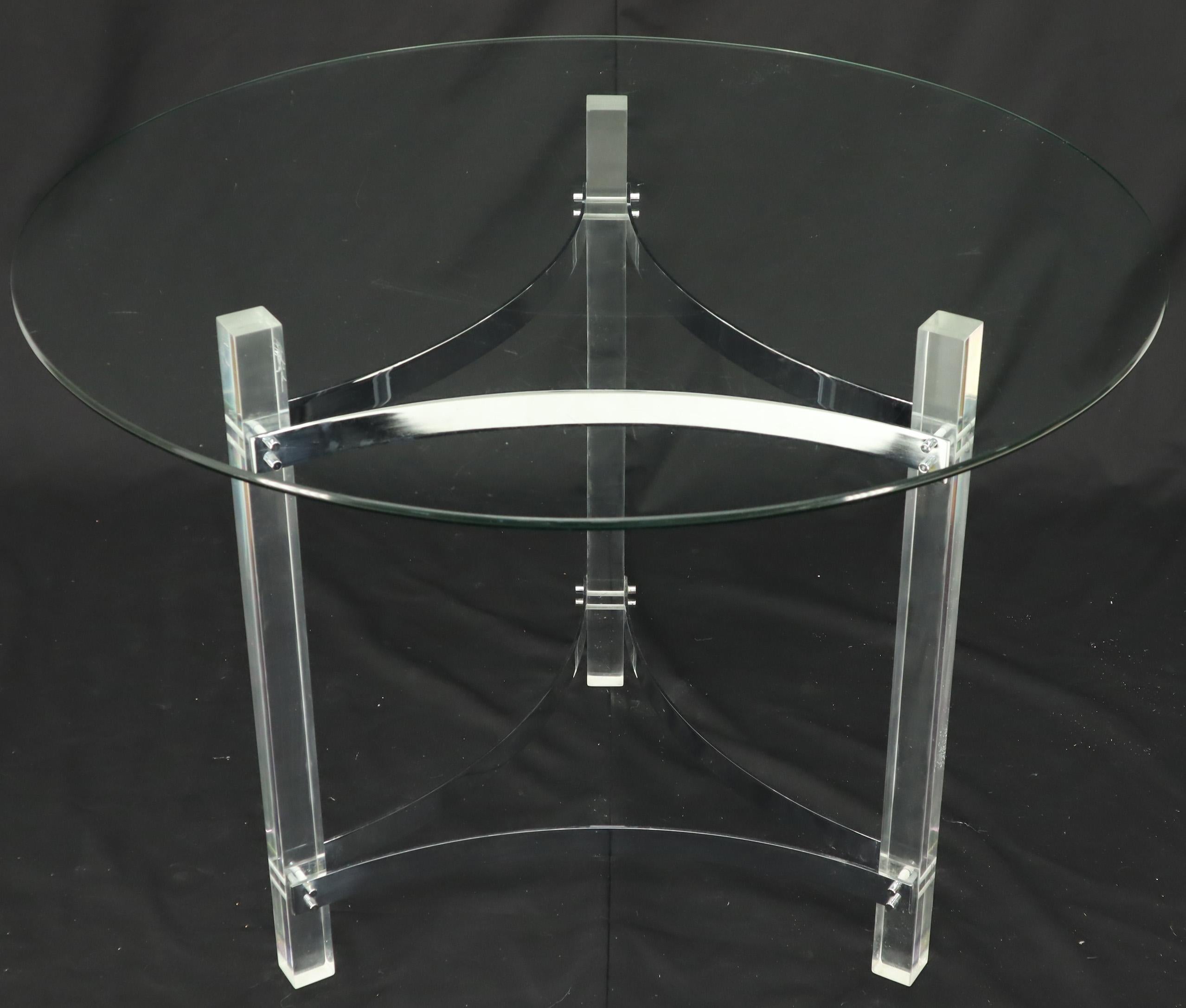 glass top cafe table