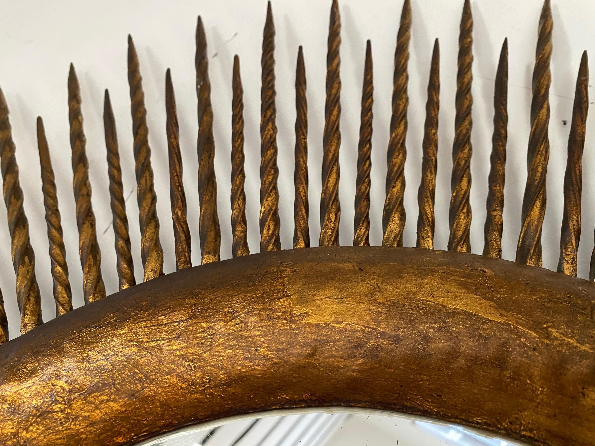 large round wall mirror