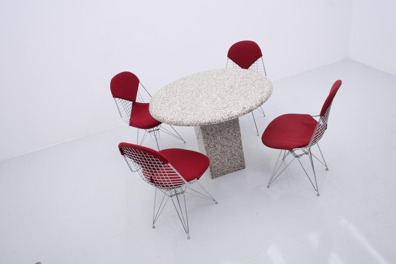 Round Granite Dining Table, 1980s For Sale 5