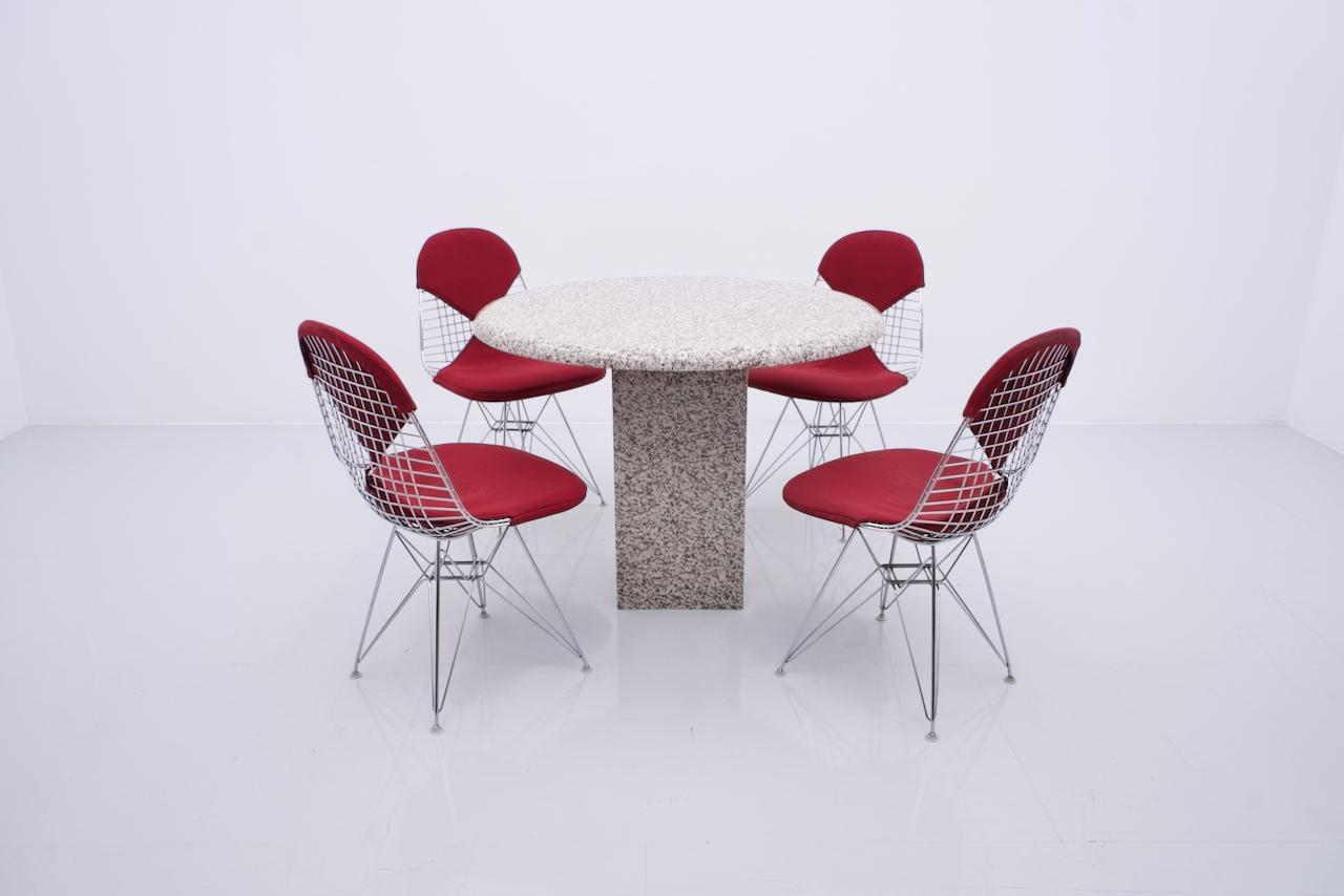Round Granite Dining Table, 1980s For Sale 6