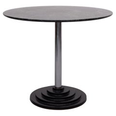 round Green Marble dining table  1980s Italy