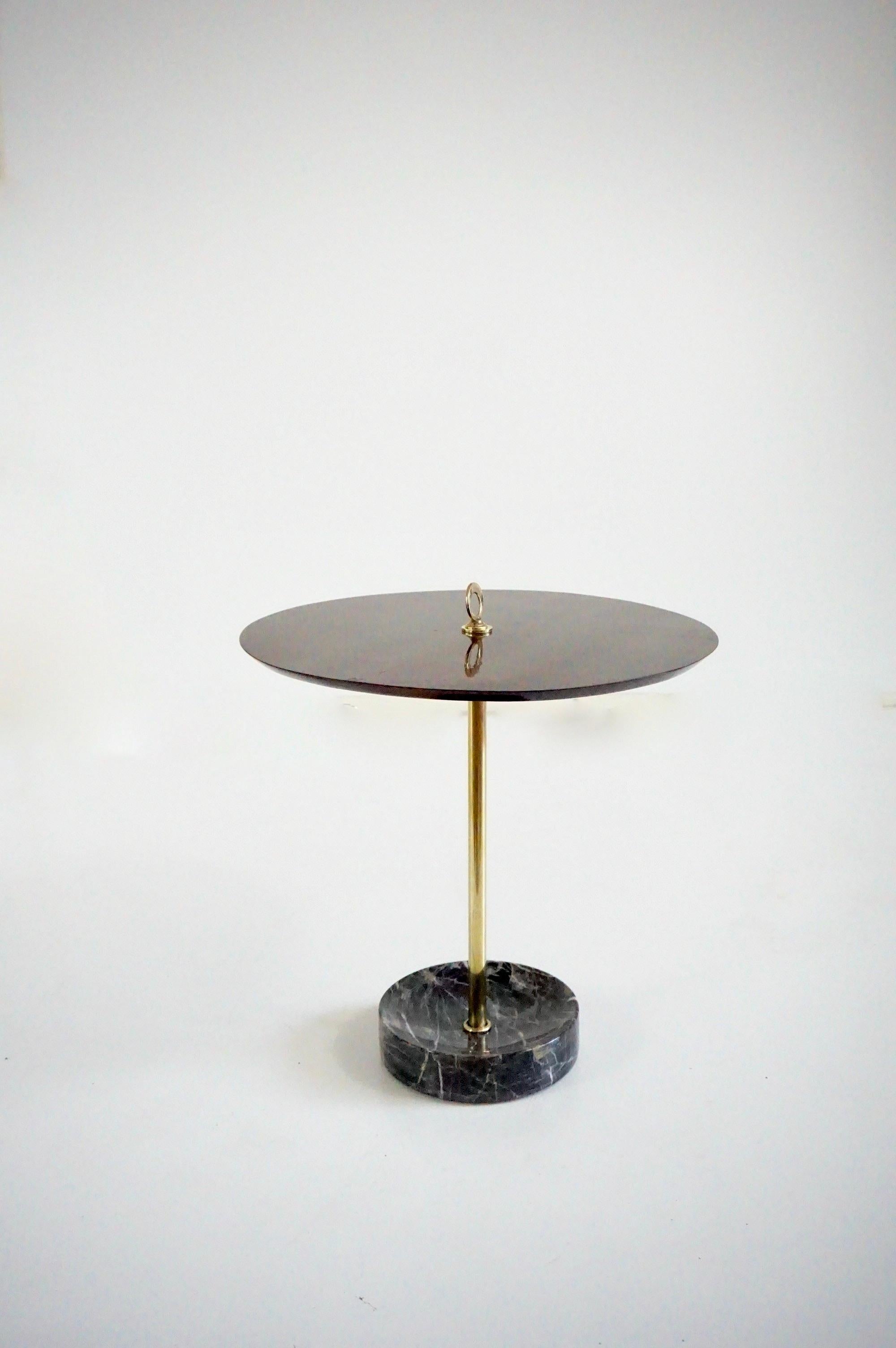 round side table gueridon designed by Lorenzo Ciompi in 2025 
called 