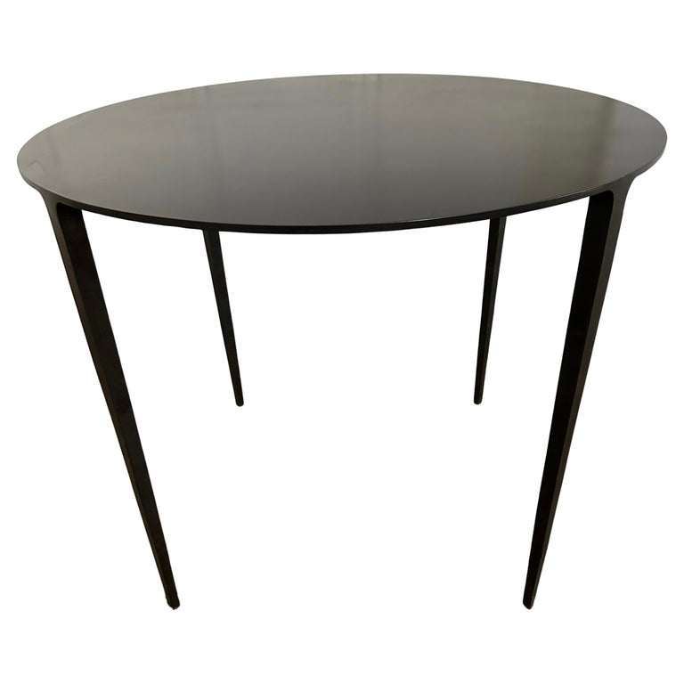 Round Hand Modern Dining or Center Table For Sale at 1stDibs