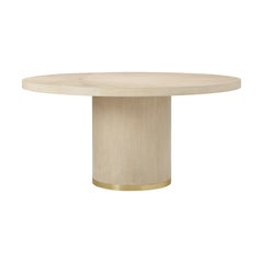 Round Hollywood Regency Dining Table