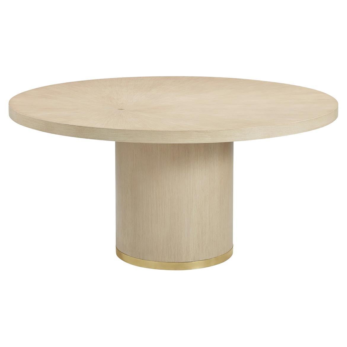 Runder Hollywood Regency-Esstisch