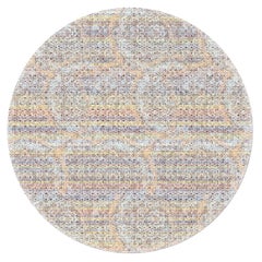 Hyper-Modern Round Colorful Abstract Pattern Rug by Deanna Comellini ø 400 cm