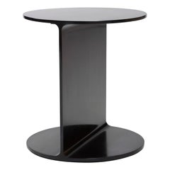 ‘Round I-Beam’ Table in Blackened Steel