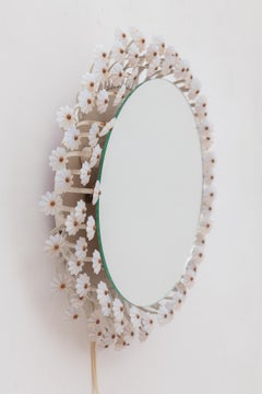 Round Illuminated Backlit Wall Mirror by Emil Stejnar for Rupert Nikoll, 1970s