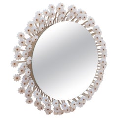 Round Illuminated Backlit Wall Mirror by Emil Stejnar for Rupert Nikoll, 1970s