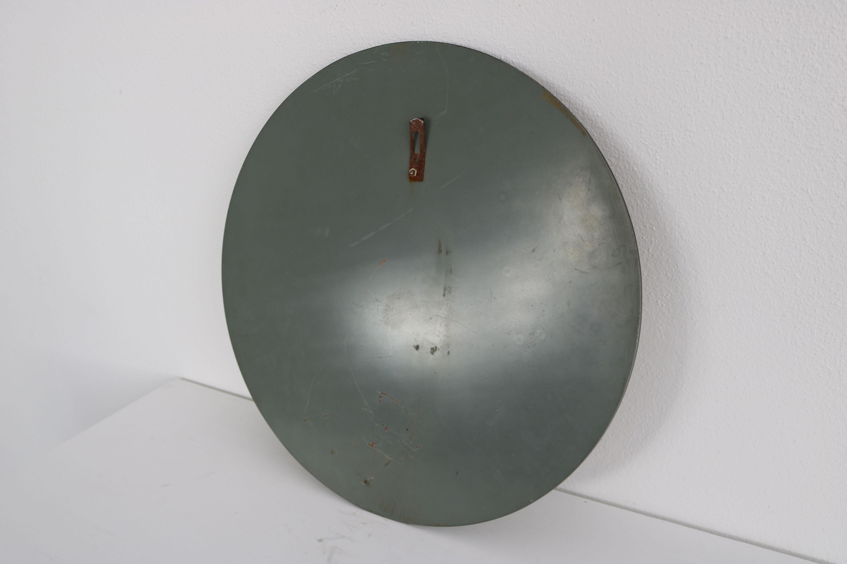 Round Italian Twotone Mirror, Design: Antonio Lupi by Cristal Luxor, 1960s For Sale 2