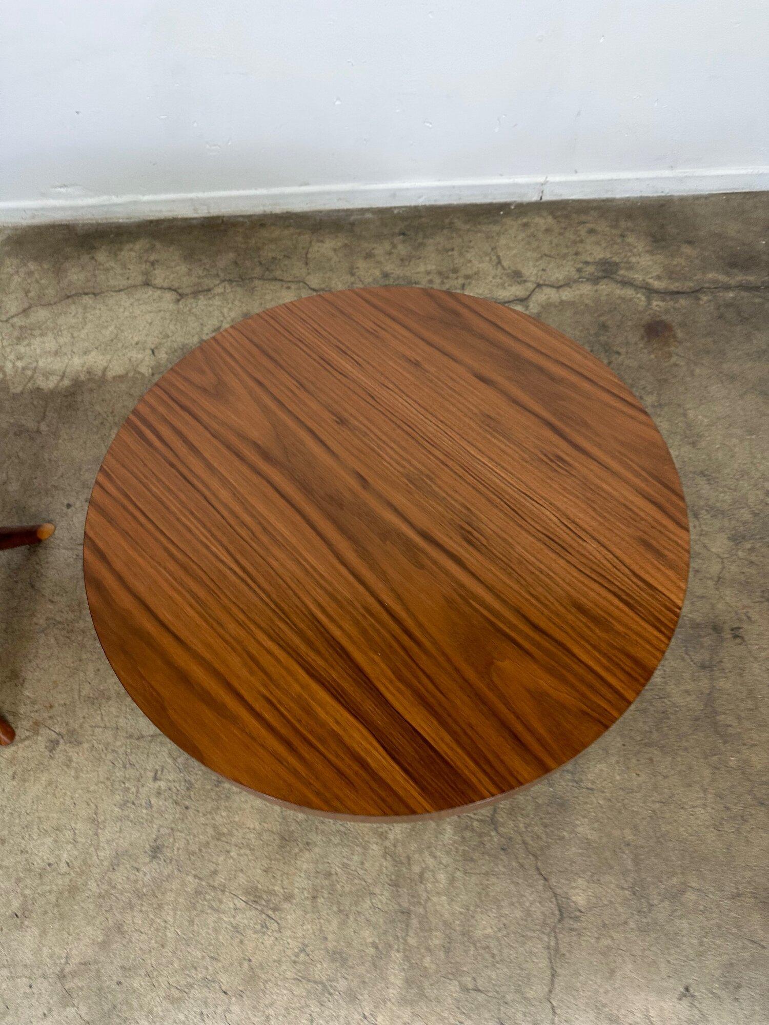 Round Jacks Side Table in Walnut- Sold Individually For Sale 3
