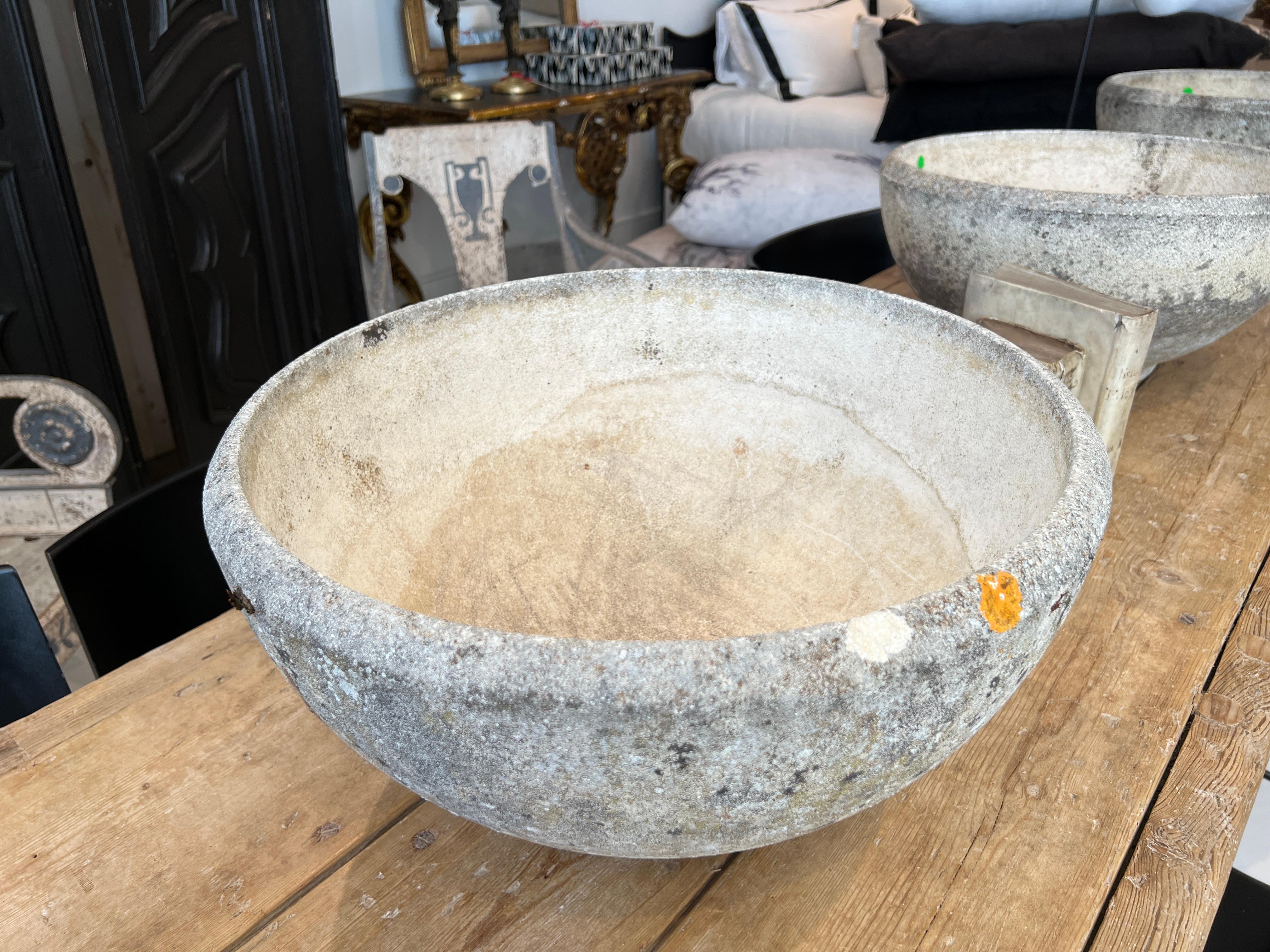 Round Jardiniere (Two Available) In Fair Condition For Sale In New Orleans, LA