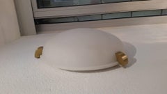 Round Jean Perzel's Big Size Wall Light, circa 1950