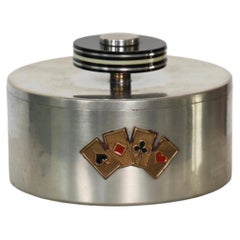 Round Lidded Pewter Box by Svenskt Tenn, 1930s, Sweden