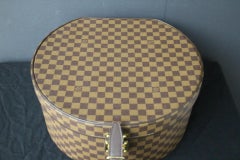 Round Louis Vuitton Checkers Hat Trunk 40, Louis Vuitton Hat Box