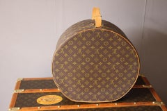 Round Louis Vuitton Hat Trunk 40, Louis Vuitton Bag, Malle à chapeaux Vuitton