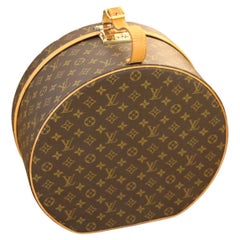 Coffret à chapeau rond Louis Vuitton 40, boîte à chapeau Louis Vuitton, sac Louis Vuitton