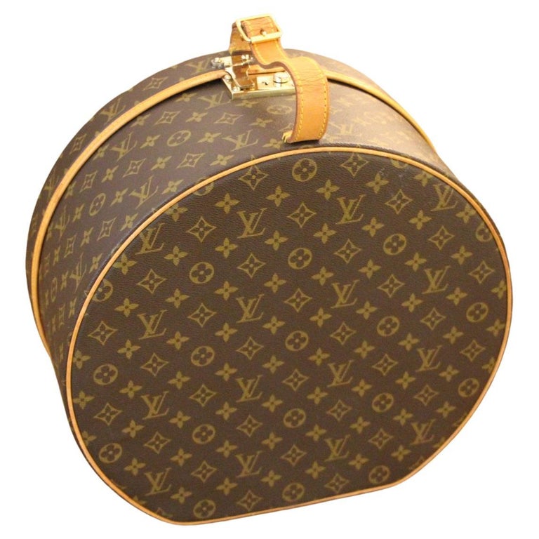 Round Louis Vuitton Hat Trunk 40, Louis Vuitton Hat Box, Louis Vuitton Bag
