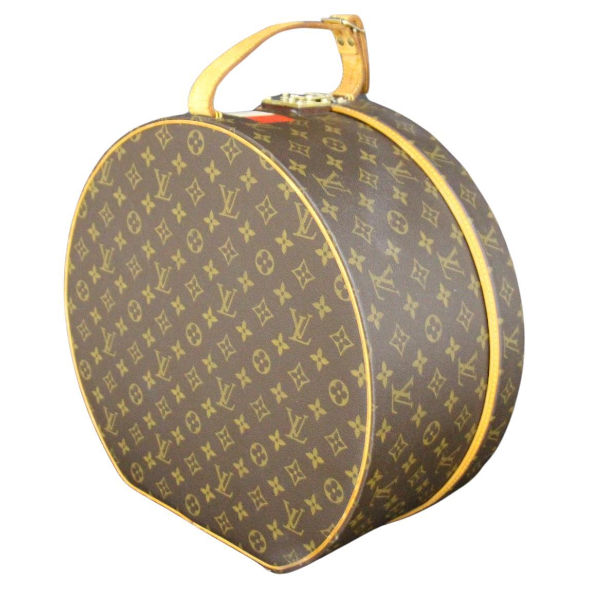 Round Louis Vuitton Hat Trunk 40, Louis Vuitton Hat Box, Louis Vuitton Bag For Sale