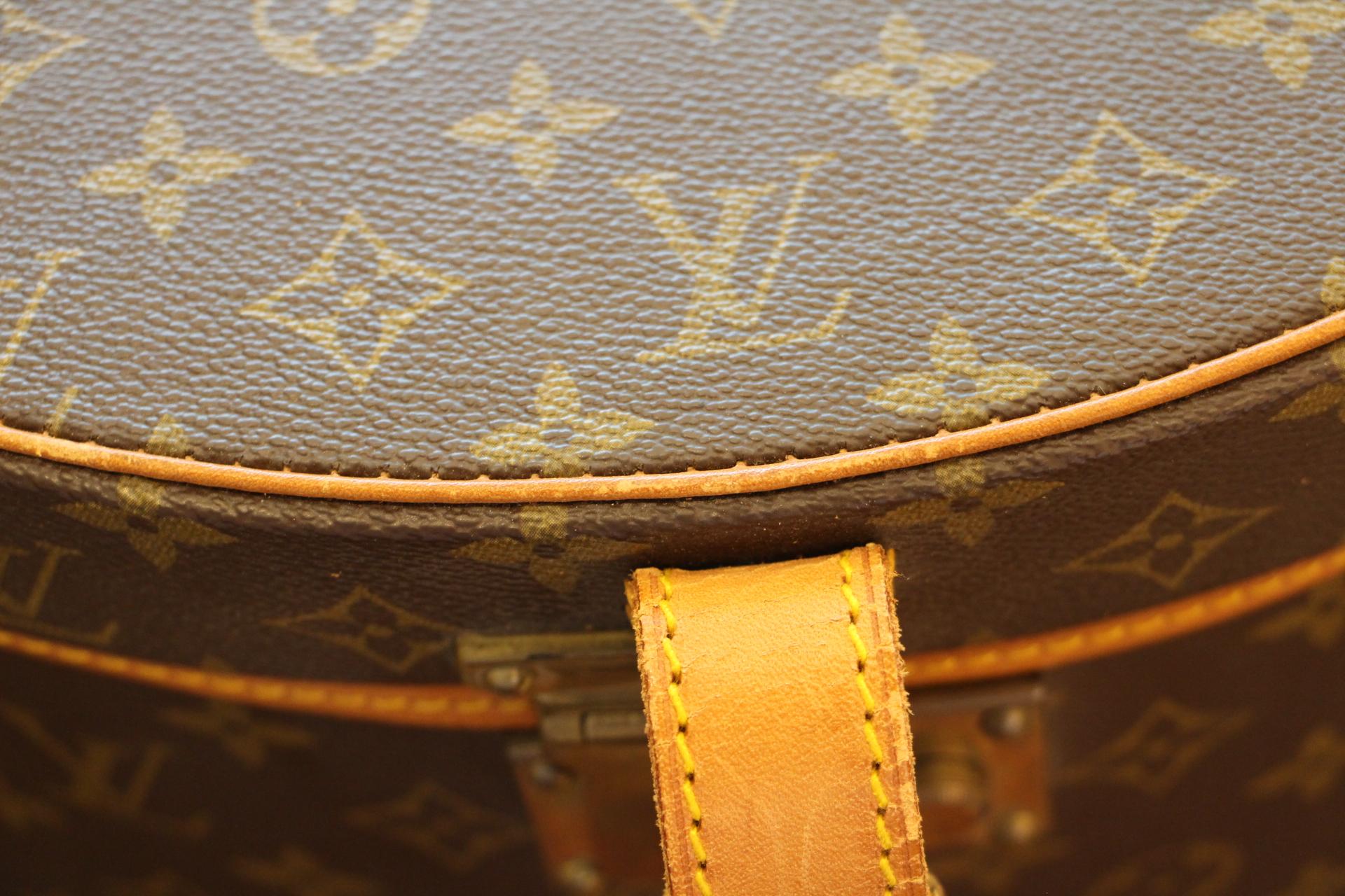 Round Louis Vuitton Hat Trunk 40, Louis Vuitton Bag, Malle à chapeaux Vuitton 4