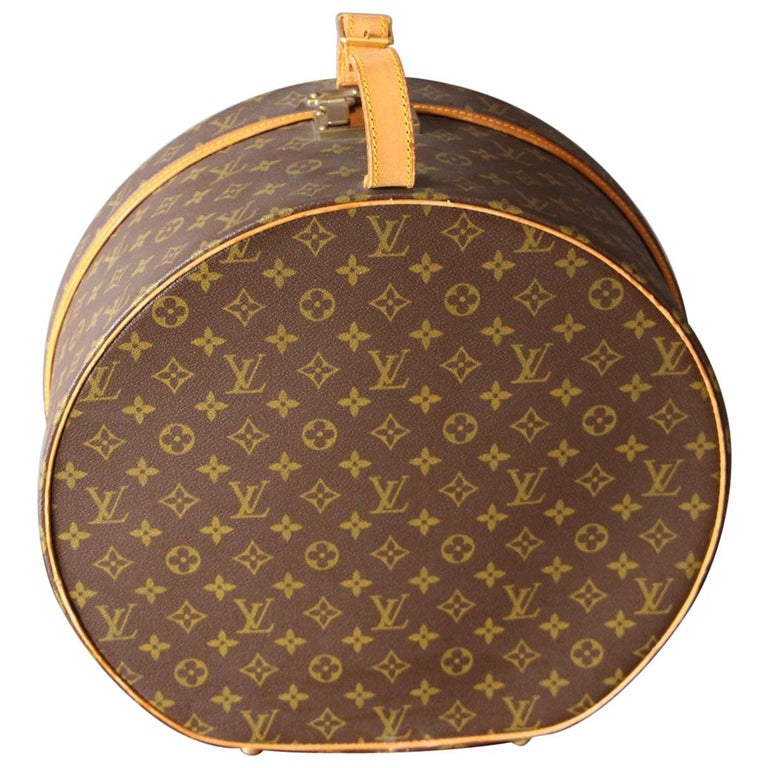 Round Louis Vuitton Hat Trunk 40, Louis Vuitton Hat Box, Louis Vuitton Bag