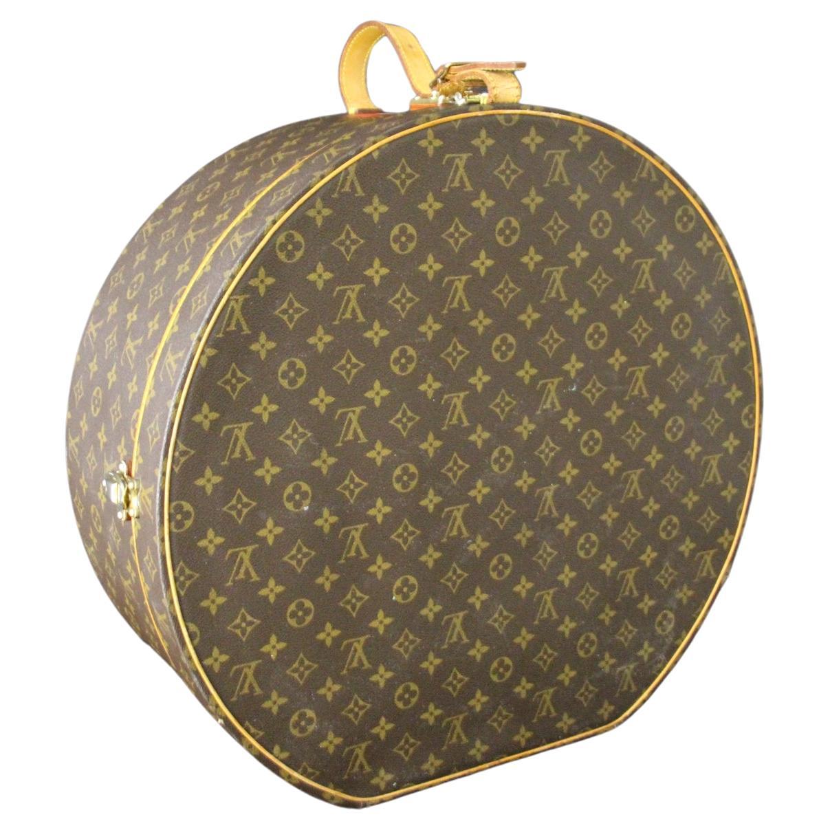 Round Louis Vuitton Hat Trunk 50, Louis Vuitton Hat Box, Louis Vuitton Bag For Sale