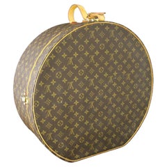 Retro Round Louis Vuitton Hat Trunk 50, Louis Vuitton Hat Box, Louis Vuitton Bag