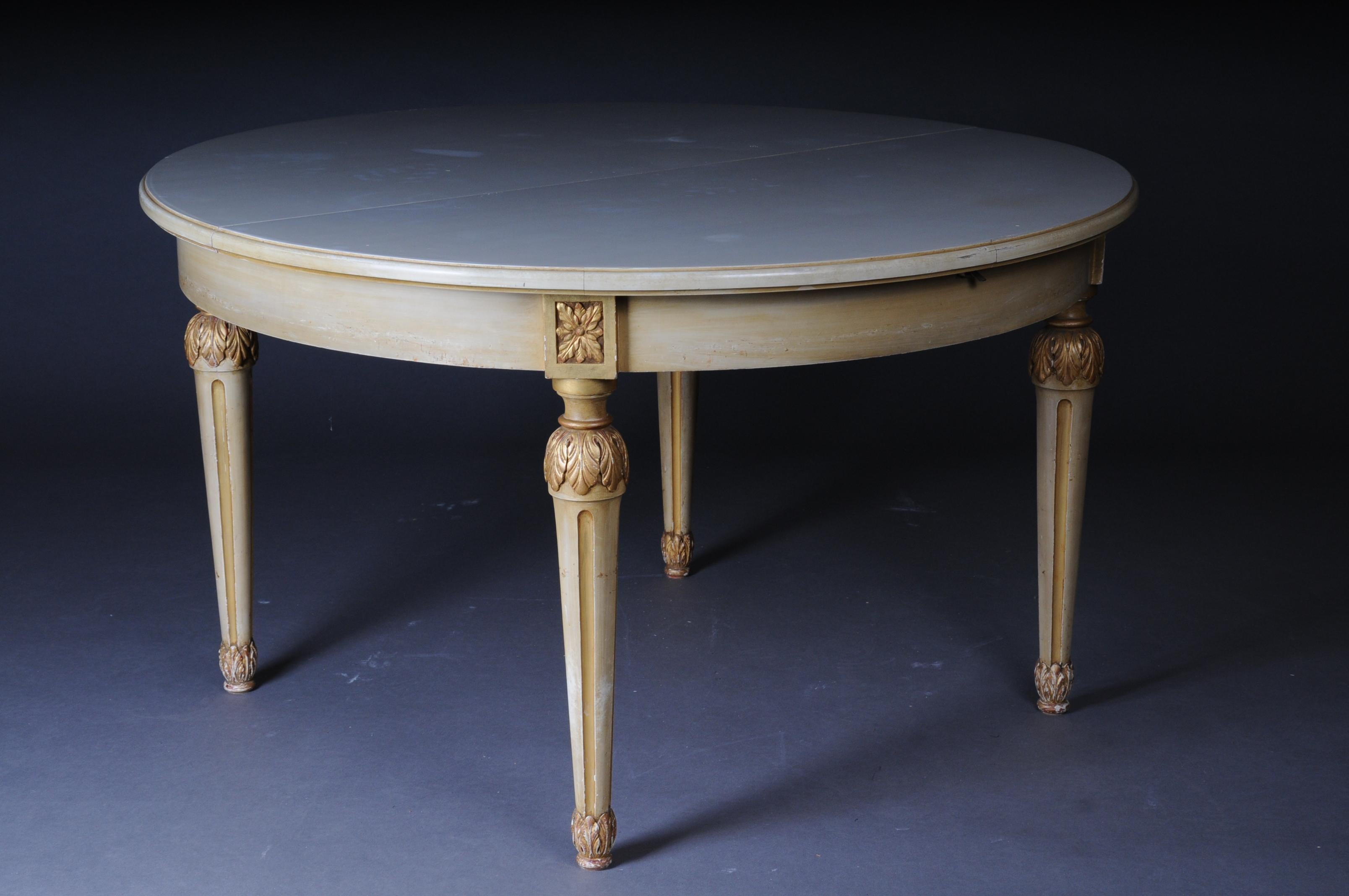 Round Lounge Dining Table Louis XVI, circa 1930 13