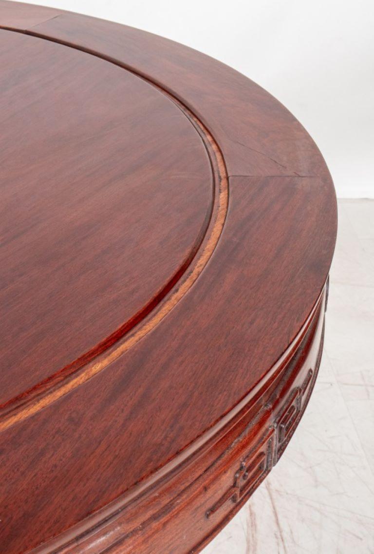 Unknown Round Mahogany Pedestal Table, 20th C