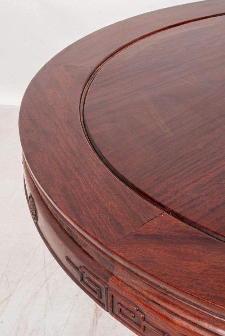 Round Mahogany Pedestal Table, 20th C In Good Condition In Astoria, NY