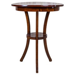 Antique Round Mahogany Side Table from the Early 20th Century