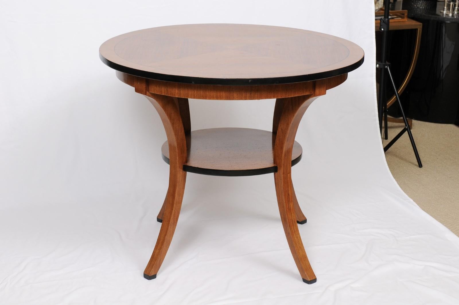 Round Mahogany Table For Sale 4