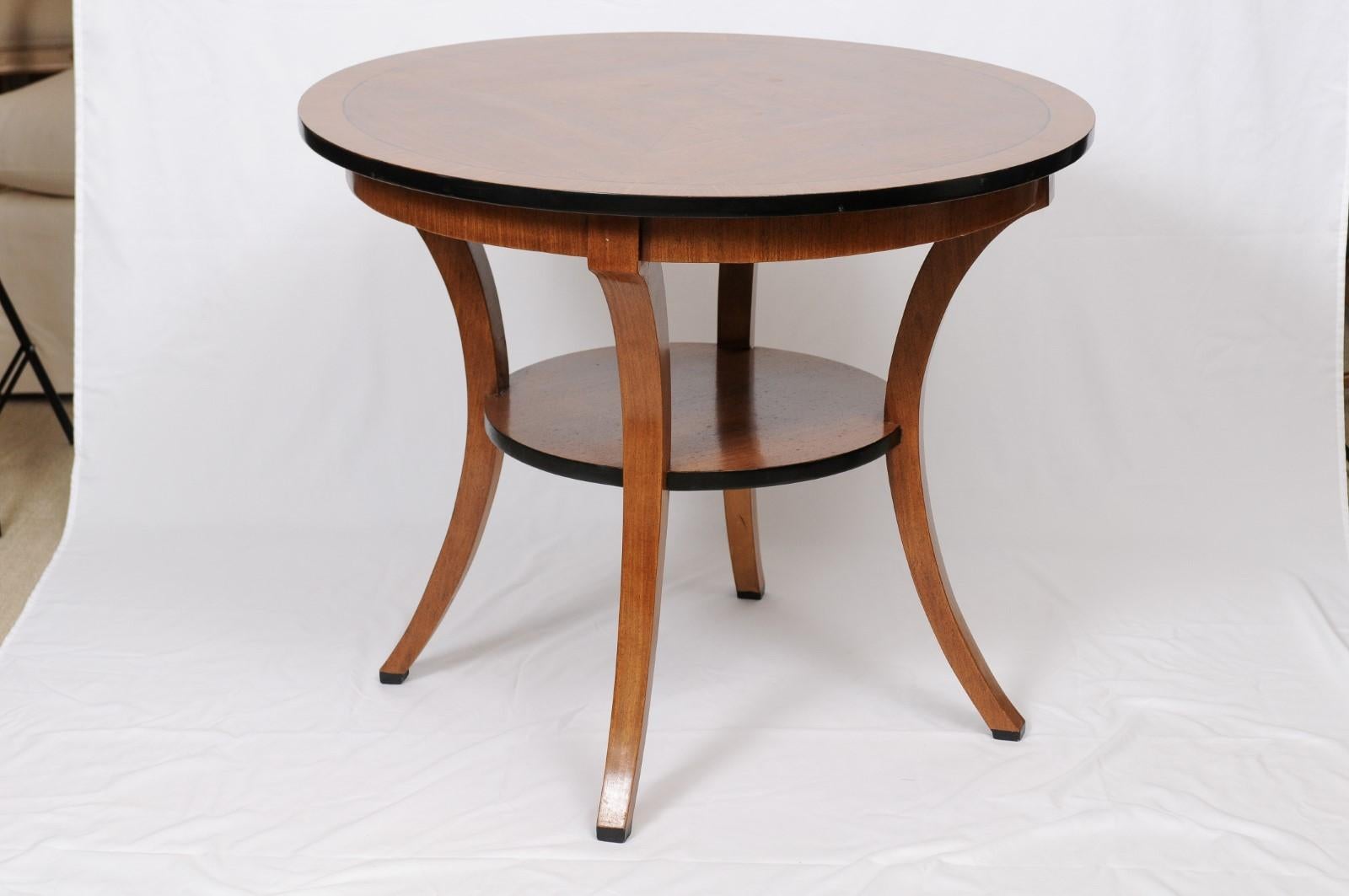 Round Mahogany Table For Sale 5