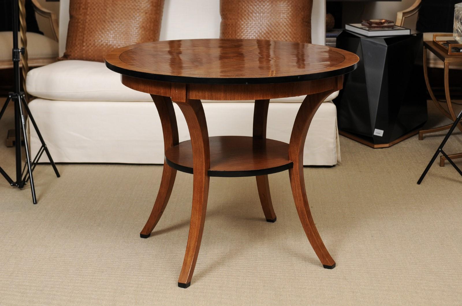 Round Mahogany Table For Sale 6