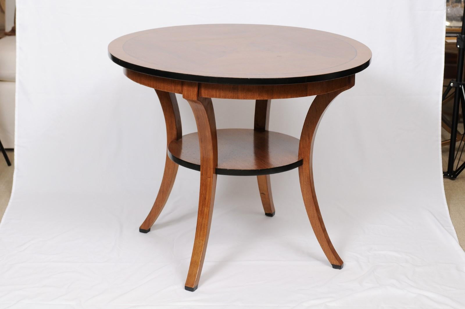 Round Mahogany Table For Sale 3