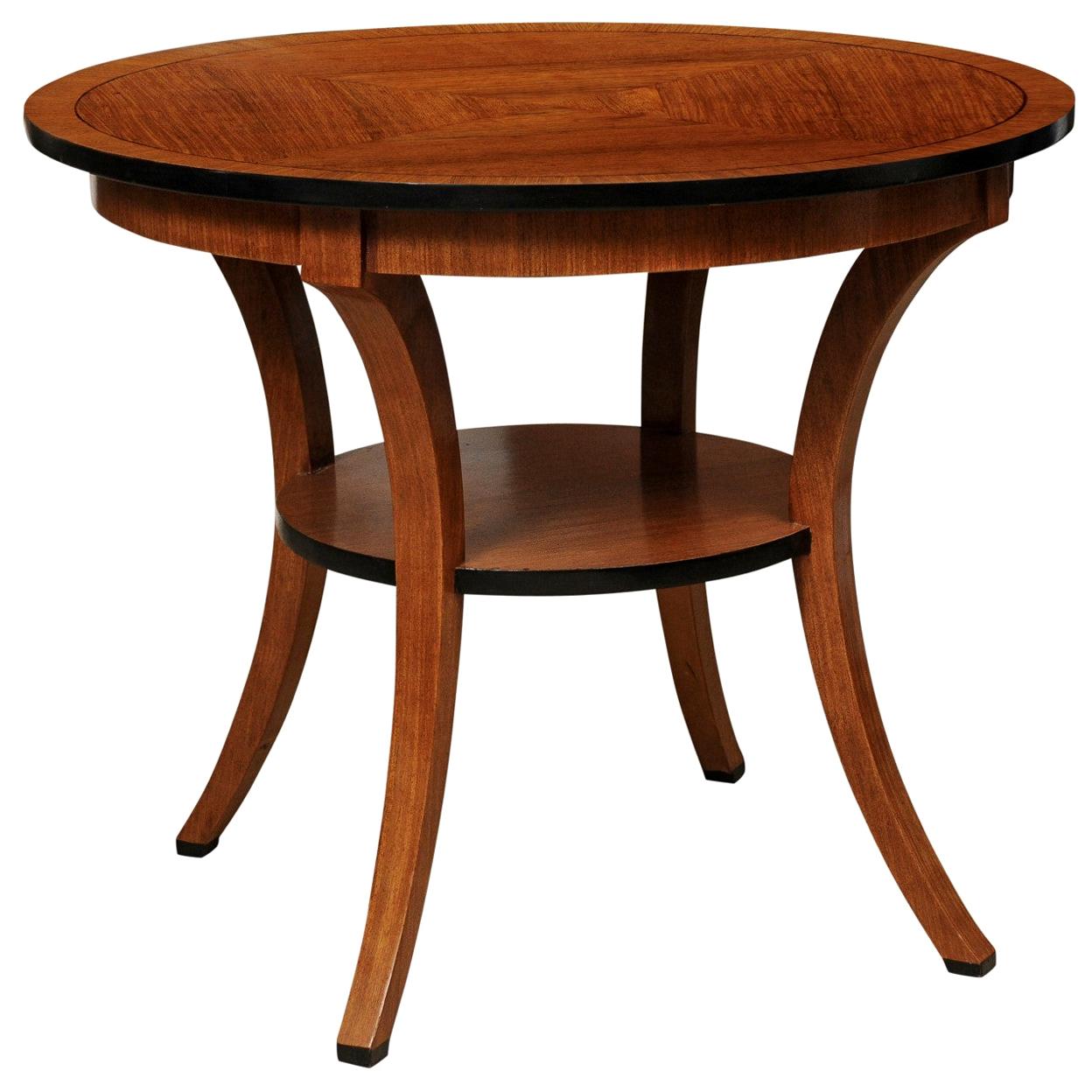 Round Mahogany Table For Sale