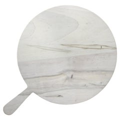 Round Maple Serving Board with Handle by Alabama Sawyer