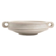 Round Marble Bowl with Handles, India, Contemporary